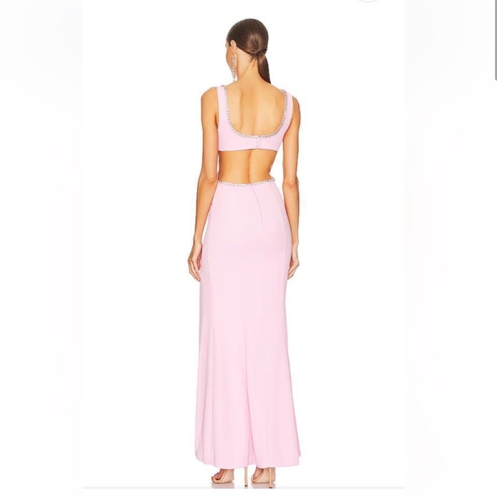 NWT Revolve Majorelle Matteson Gown in Bubblegum Pink - Picture 3 of 4